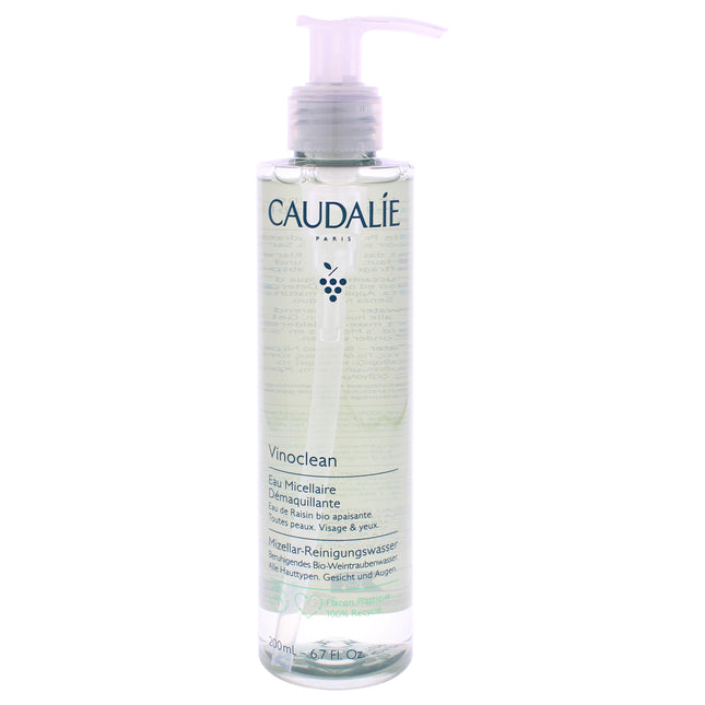 Caudalie Vinoclean Micellar Cleansing Water for Women - 6.7 oz Cleanser