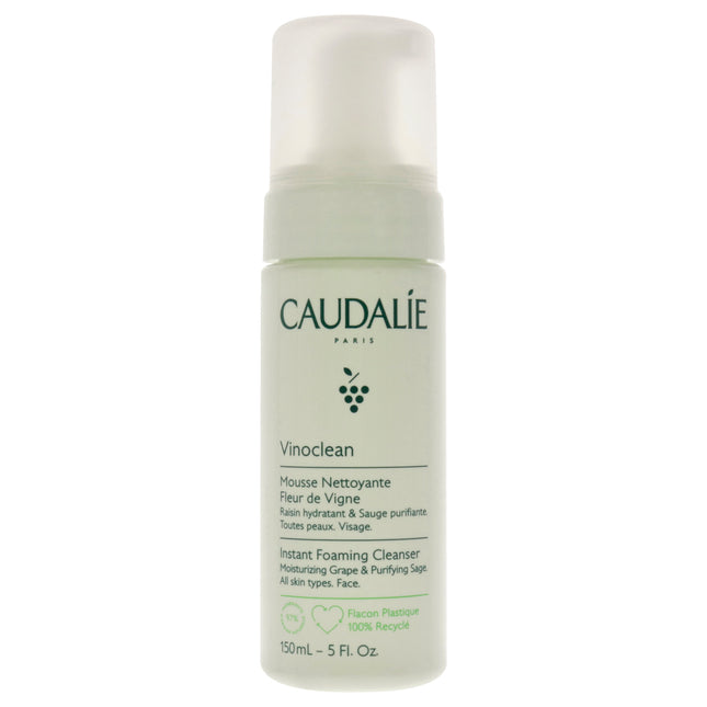 Caudalie Instant Foaming Cleanser for Unisex - 5 oz Foam Cleanser