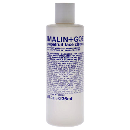 Malin + Goetz Grapefruit Face Cleanser for Women - 8 oz Cleanser