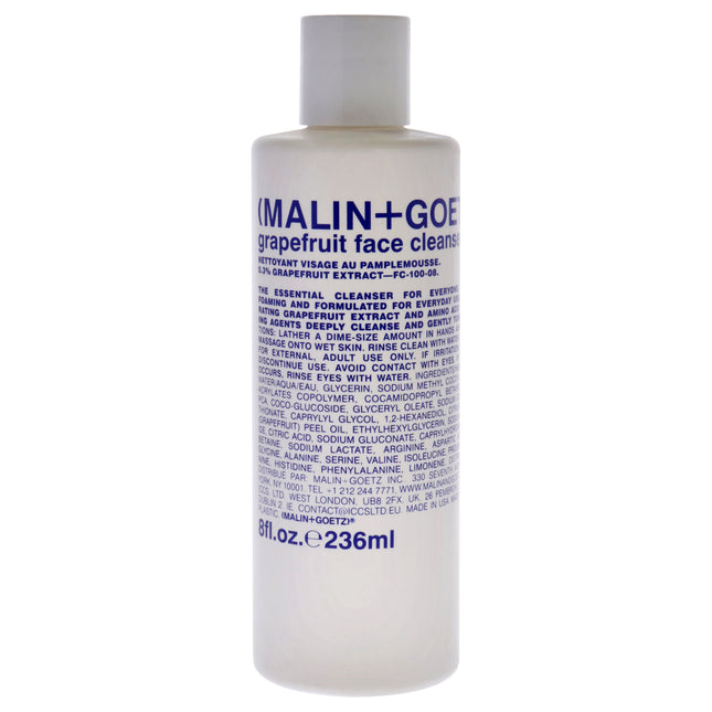 Malin + Goetz Grapefruit Face Cleanser for Women - 8 oz Cleanser