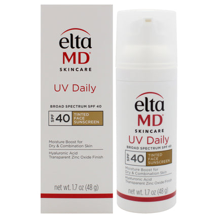 EltaMD UV Daily SPF 40 Tinted Sunscreen for Unisex - 1.7 oz - Broad Spectrum Protection