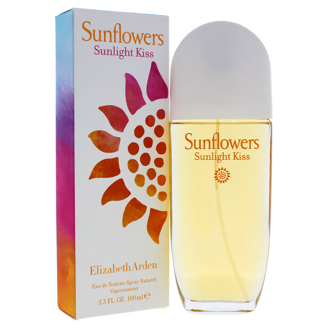 Sunflowers Sunlight Kiss by Elizabeth Arden for Women - 3.3 oz EDT Spray - Captivating Floral Fragrance for Summer Sunshine