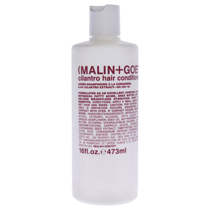 Malin + Goetz Cilantro Hair Conditioner - Hydrating 16 oz Conditioner for Unisex