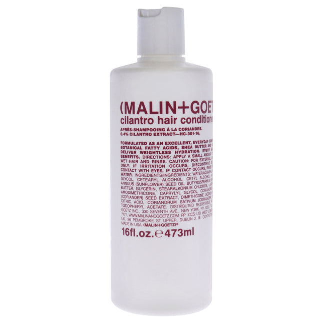 Malin + Goetz Cilantro Hair Conditioner - Hydrating 16 oz Conditioner for Unisex
