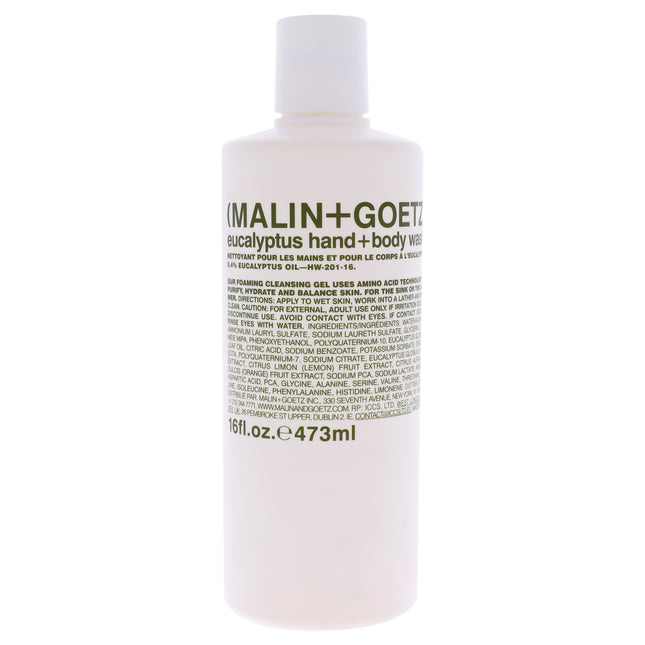 Malin + Goetz Eucalyptus Hand & Body Wash for Unisex - 16 oz Body Wash