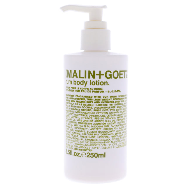 Malin + Goetz Rum Body Lotion Review: Luxurious Unisex Body Lotion - 8.5 oz