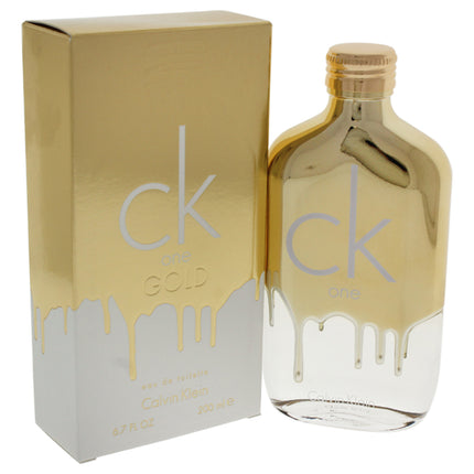Calvin Klein CK One Gold Unisex 6.7 oz EDT Spray - A Luxurious Fragrance for All
