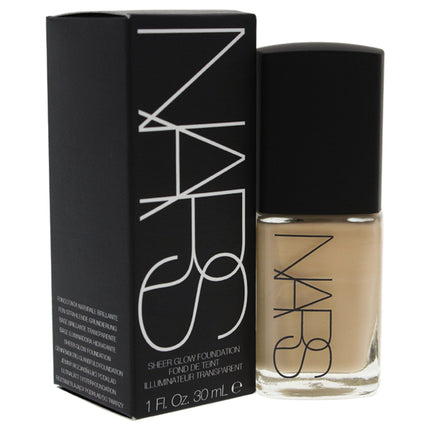 NARS Sheer Glow Foundation in Gobi Light - Radiant 1 oz Foundation for Women