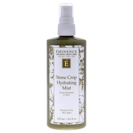 Eminence Stone Crop Hydrating Mist - 4.2 oz Spray for Unisex - Refreshing and Hydrating Face Mist