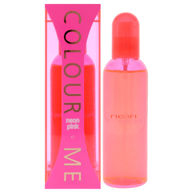 Buy Colour Me Neon Pink by Milton Lloyd for Women - 3.4 oz EDP Spray at Best Price