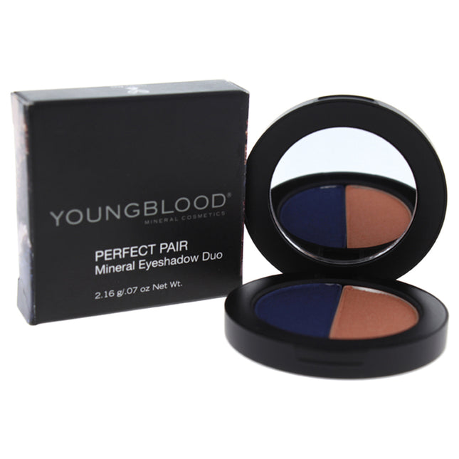 Graceful Perfect Pair Mineral Eyeshadow Duo by Youngblood for Women - 0.07 oz Eye Shadow