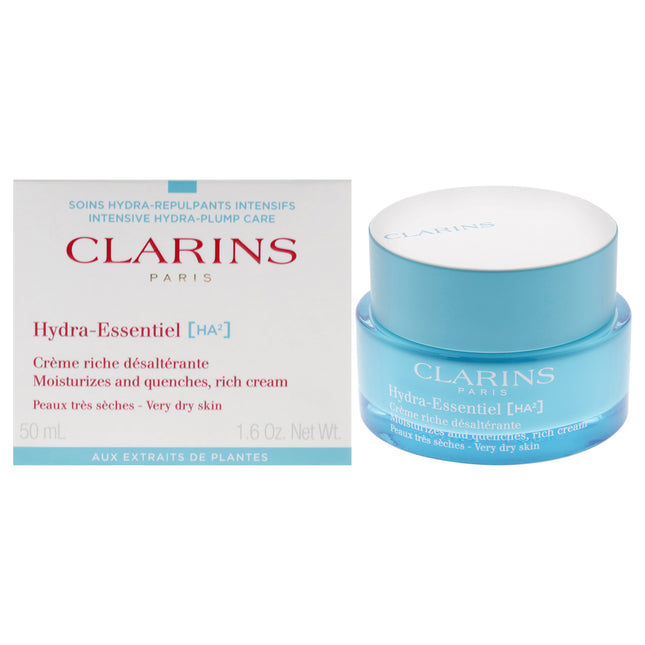 Clarins Hydra-Essentiel Rich Cream for Women - 1.6 oz Cream, Moisturizing Skincare Solution