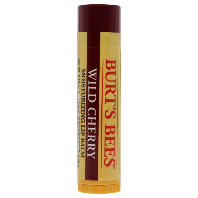 Burts Bees Wild Cherry Moisturizing Lip Balm for Unisex - 0.15 oz Lip Balm
