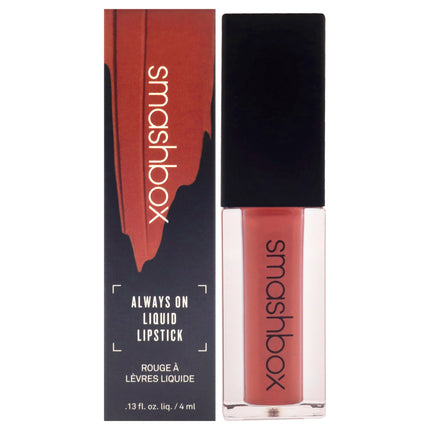 SmashBox Always On Liquid Lipstick in Drivers Seat - Long-Lasting Lip Color for Women - 0.13 oz Lipstick