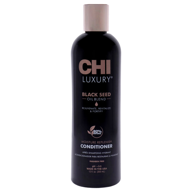 Luxury Black Seed Oil Moisture Replenish Conditioner by CHI - 12 oz Conditioner for Unisex