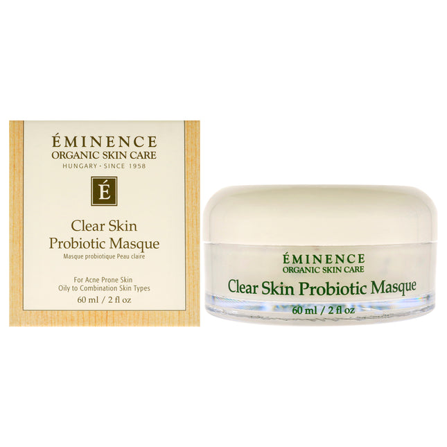Eminence Clear Skin Probiotic Masque - 2 oz Unisex Facial Mask for Blemish-Prone Skin