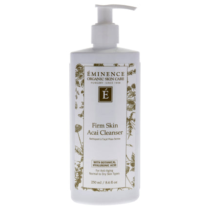 Eminence Firm Skin Acai Cleanser for Unisex - 8.4 oz Cleanser for Firming and Nourishing Skin
