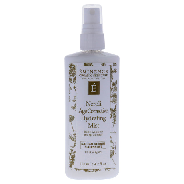 Eminence Neroli Age Corrective Hydrating Mist for Unisex - 4.2 oz Mist - Hydrating Facial Spray with Nourishing Neroli Oil