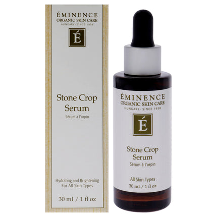 Eminence Stone Crop Serum for Unisex - 1 oz Serum: Skin-Brightening & Even Tone Formula