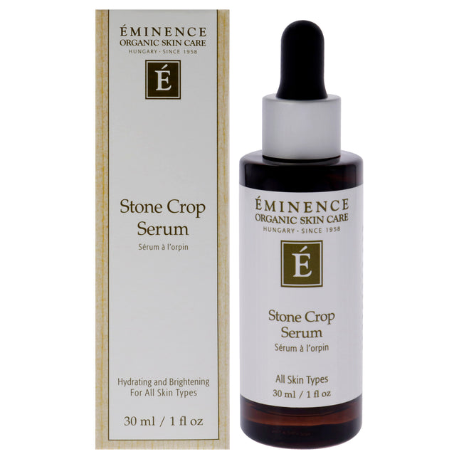 Eminence Stone Crop Serum for Unisex - 1 oz Serum: Skin-Brightening & Even Tone Formula