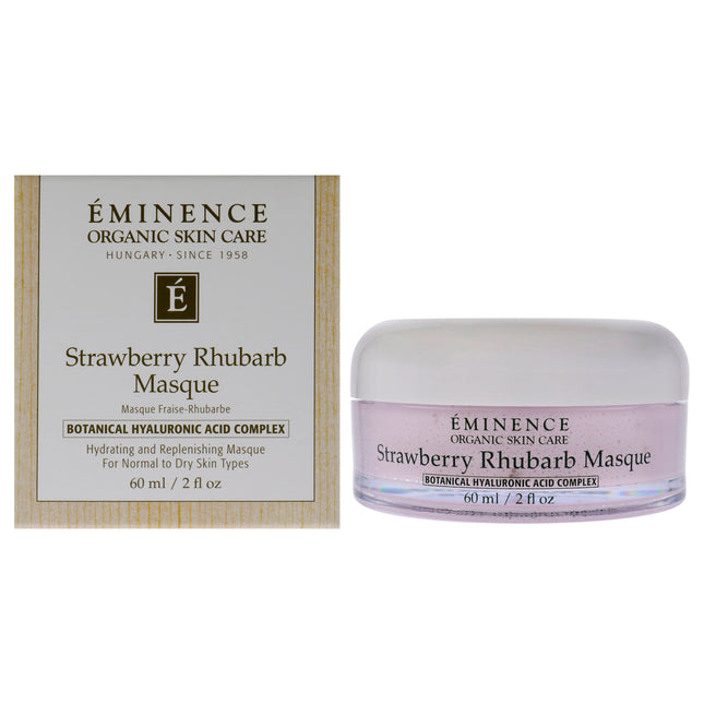 Eminence Strawberry Rhubarb Masque - Nourishing Natural Face Mask for All Genders - 2 oz Size
