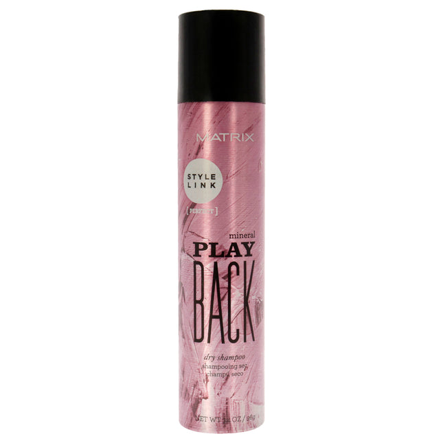 Matrix Style Link Mineral Play Back Dry Shampoo - 3.4 oz for Unisex