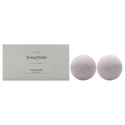 Nurture AromaBomb Duo by Aromaworks: 2 x 8.81 oz Bath Bomb Set for Unisex