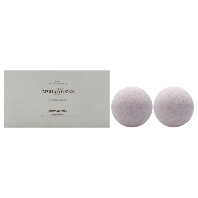 Nurture AromaBomb Duo by Aromaworks: 2 x 8.81 oz Bath Bomb Set for Unisex