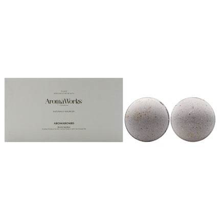 Aromaworks Soulful AromaBomb Duo for Unisex - Set of 2 x 8.81 oz Bath Bombs