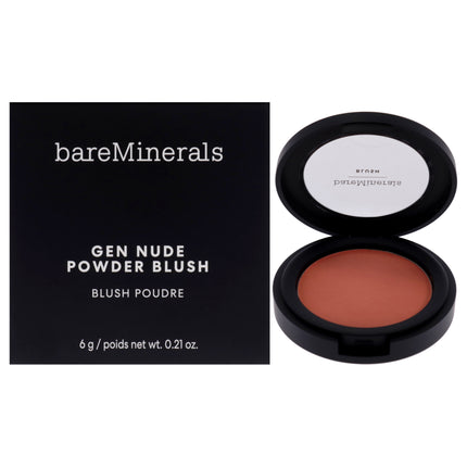 bareMinerals Gen Nude Powder Blush in That Peach Tho for Women - 0.21 oz Blush