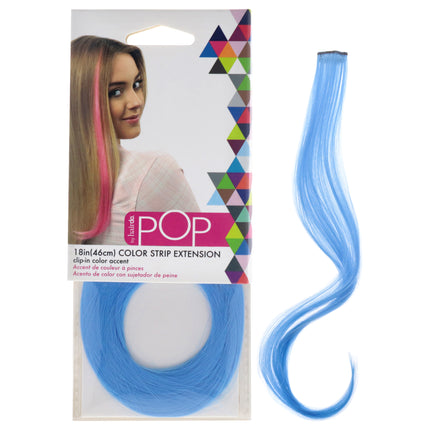 Hairdo Pop Color Strip Extension - Royal Blue for Women - 18 Inch Hair Extension
