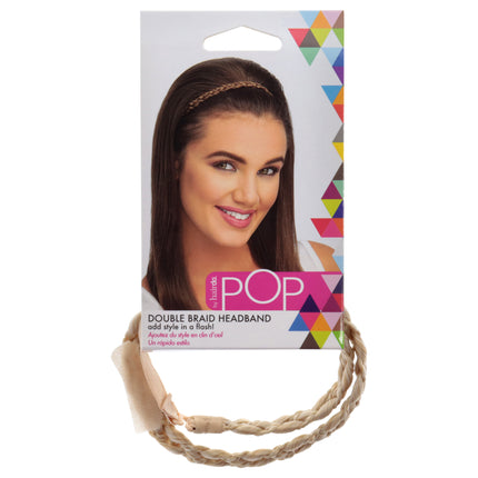 Hairdo Pop Double Braid Headband in Swedish Blonde for Women - Stylish Hair Band for Effortless Style