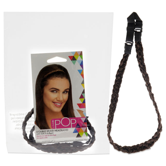 Get the Perfect Hairstyle with Hairdo Pop Double Braid Headband in Dark Chocolate