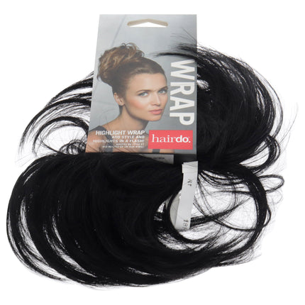 Hairdo Highlight Wrap - R1 Black for Women: Stylish Hair Wrap to Elevate Your Look