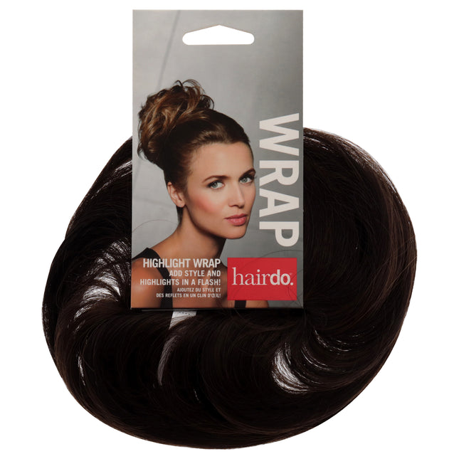 Hairdo Highlight Wrap - R4 8 Midnight Brown HI-LT for Women - Stylish Hair Wrap for Instant Glamorous Look