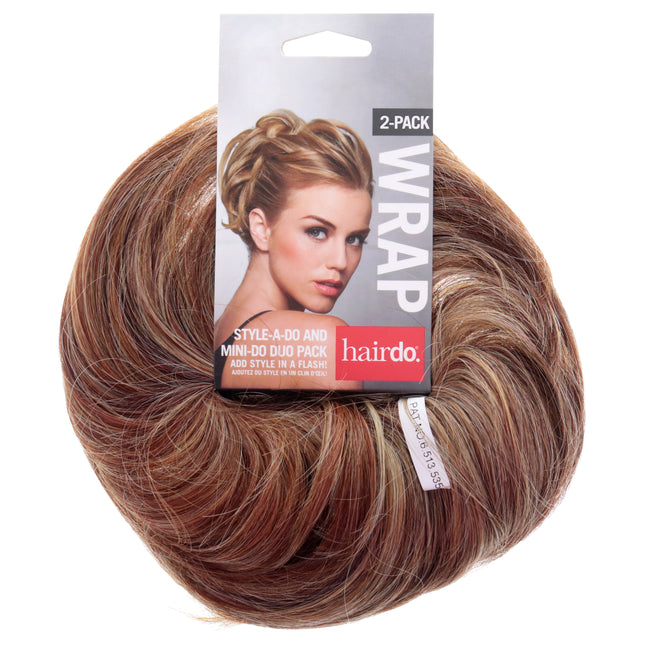 Style-a-do And Mini-do Duo Pack R29S Glazed Strawberry Red Blonde by Hairdo for Women - 2 Pc Hair Wrap