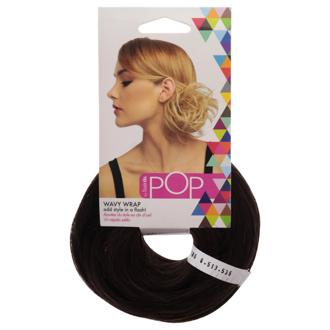 Hairdo Pop Wavy Wrap in R6 Dark Chocolate - Stylish Hair Wrap for Women
