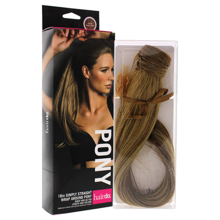 Simply Straight Pony - R14 25 Honey Ginger by Hairdo for Women - 18 Inch Hair Extension