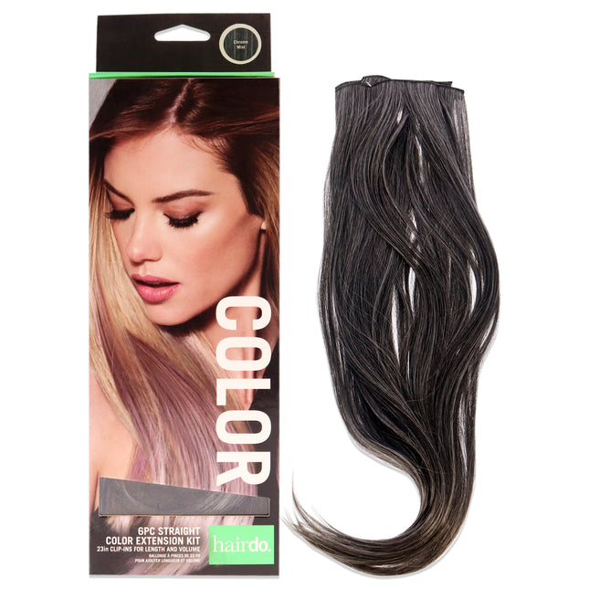 Hairdo Straight Color Extension Kit - Chrome Mist for Women - 6 x 23 Inch Hair Extension