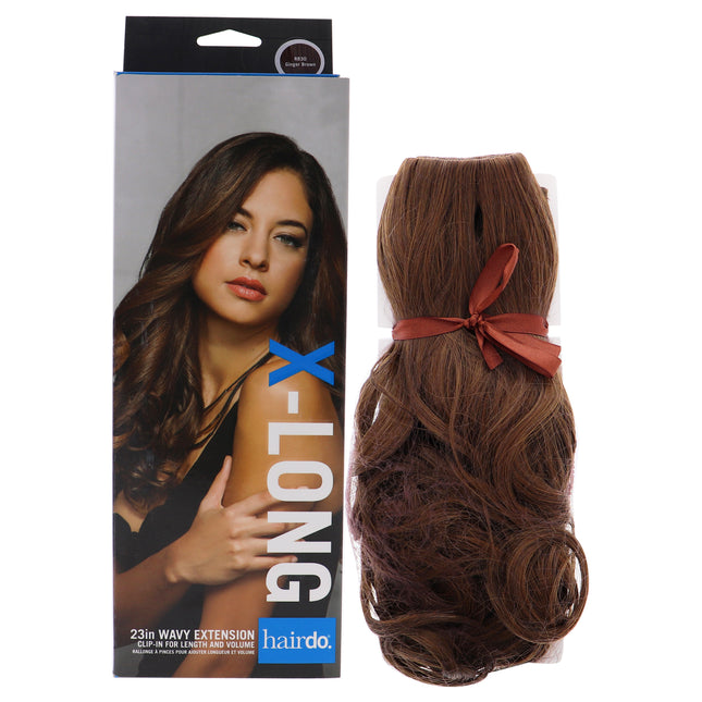 Hairdo Wavy Extension in Ginger Brown - 23 Inch Hair Extension for Women