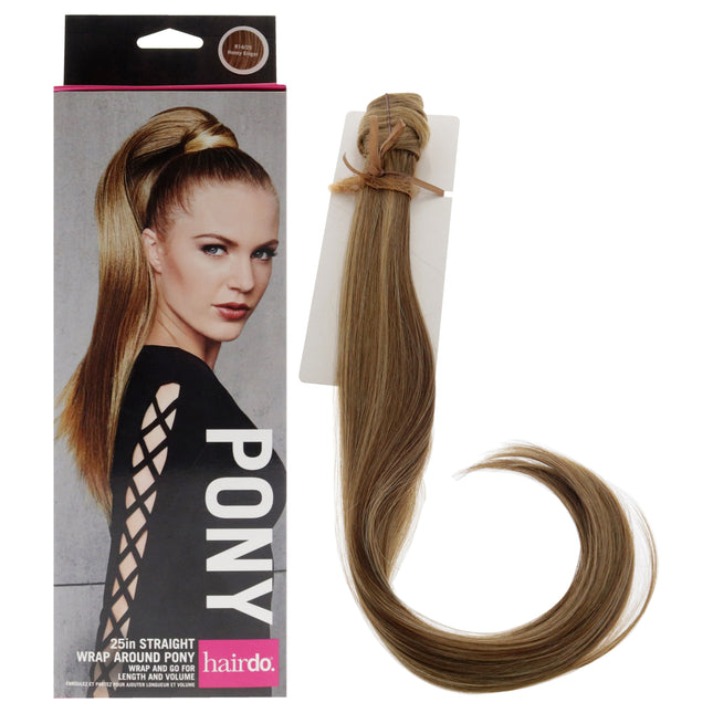 Achieve a Stunning Look with the Straight Wrap Around Pony in Honey Ginger - 25 Inch Hair Extension for Women by Hairdo