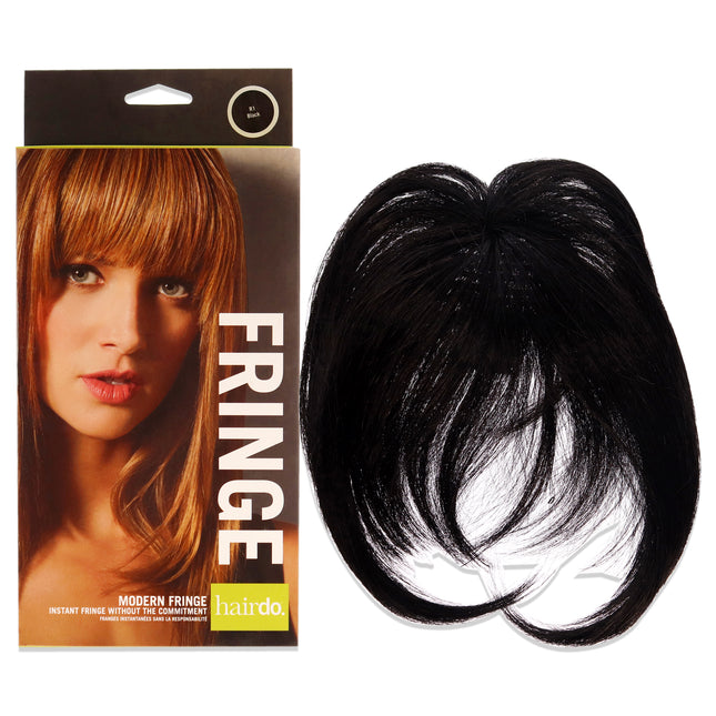 Get a Chic Look with Modern Fringe Clip In Bang - R1 Black for Women - 1 Pc Hair Extension