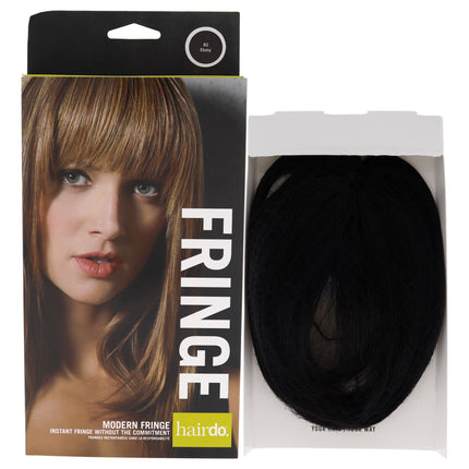 Modern Fringe Clip In Bang - R2 Ebony Hair Extension for Women - 1 Pc Hairdo