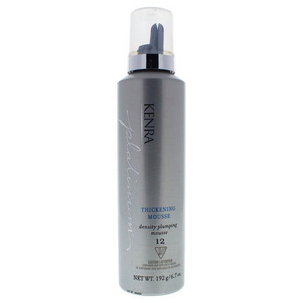 Kenra Platinum Thickening Mousse - 6.7 oz Mousse for Unisex - Volumizing Hair Product for Thick, Full Hair