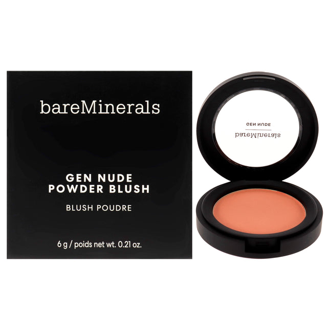 bareMinerals Gen Nude Powder Blush - Pretty In Pink for Women - 0.21 oz Blush