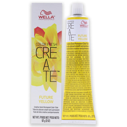 Wella Color Fresh Create Future Yellow Semi-Permanent Hair Color - 2 oz | Unisex