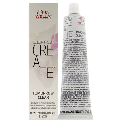 Wella Color Fresh Create Tomorrow Clear Semi-Permanent Hair Color - 2 oz for Unisex