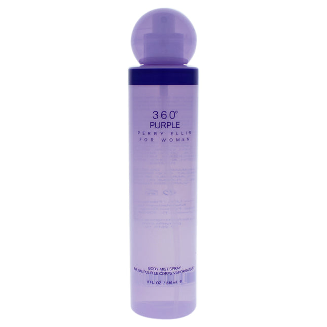 Perry Ellis 360 Purple for Women - 8 oz Body Mist: Seductive and Sensual Fragrance