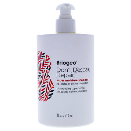 Briogeo Dont Despair Repair Super Moisture Shampoo for Unisex - 16 oz - Ultra-Hydrating Hair Care Solution