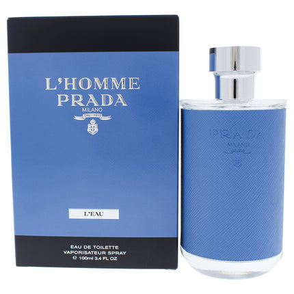 L'Homme Prada L'eau by Prada for Men - 3.4 oz EDT Spray: A Refreshing Scent for the Modern Man